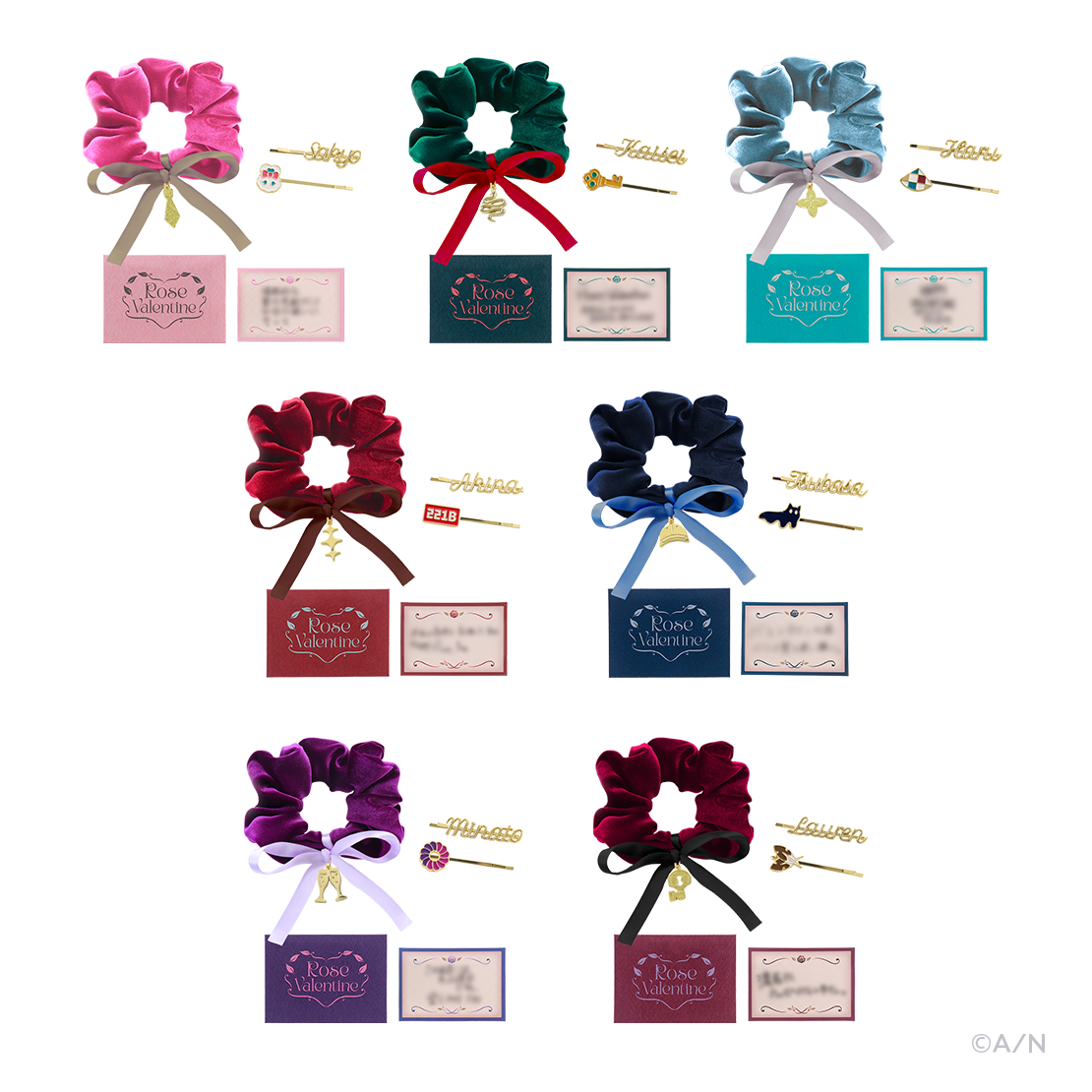 【Rose Valentine】ヘアアクセサリーセット