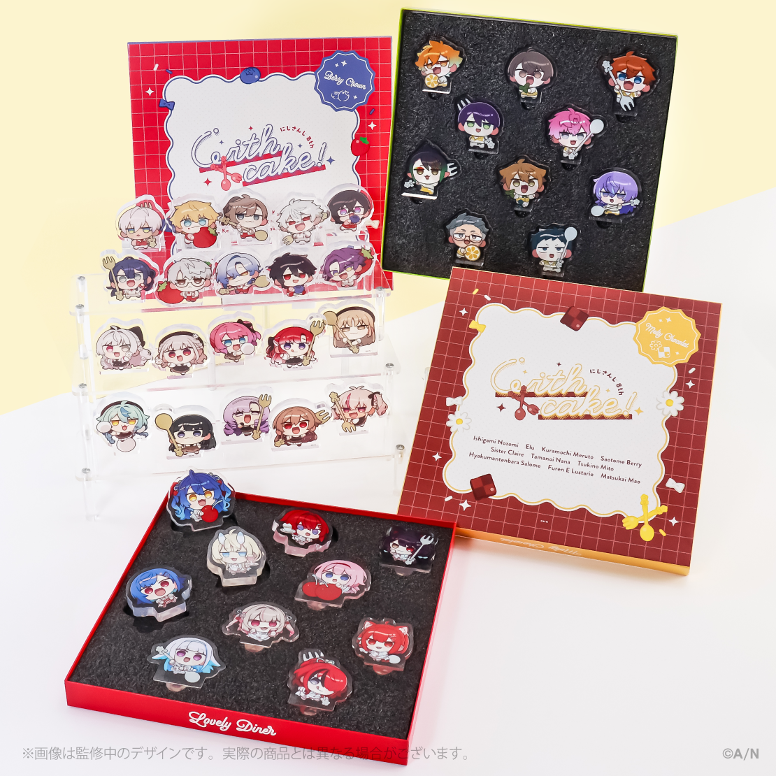 【にじさんじ 8th with cake！】アクリルブロックセット