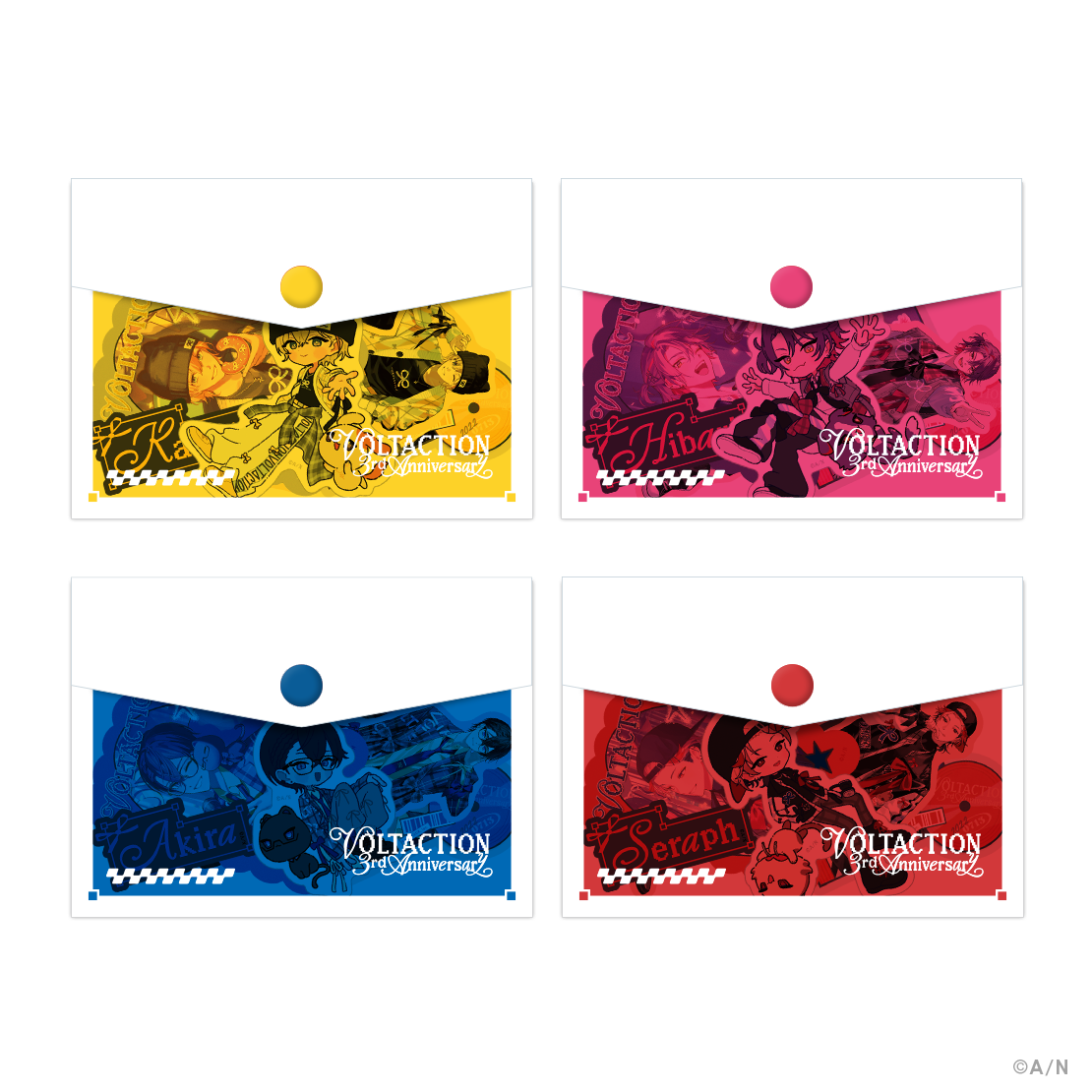 【VOLTACTION 3rd Anniversary】ステッカー＆ミニケースセット