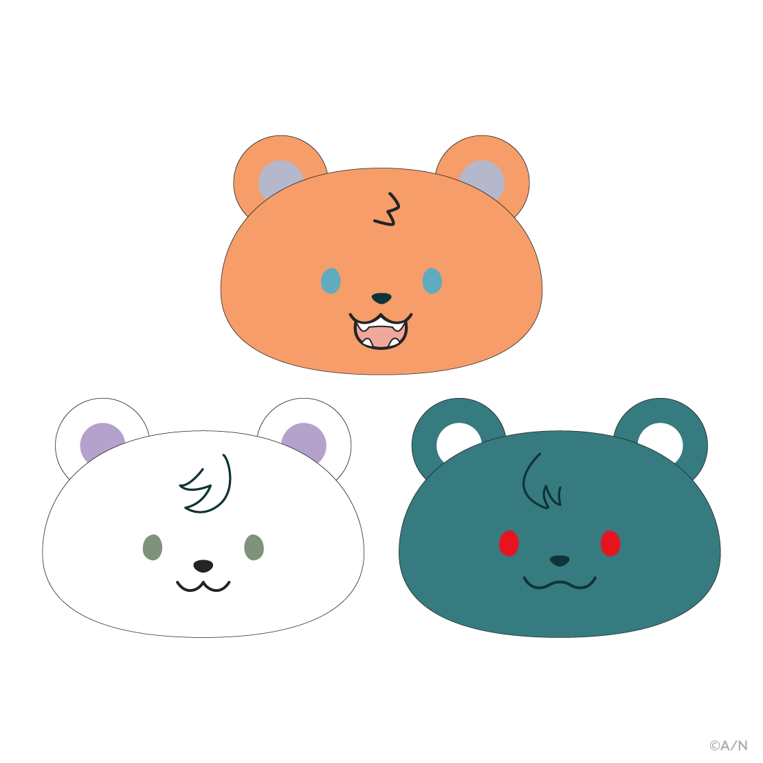 【ちるたいむ ～さんくまのじかん～】抱き枕クッション