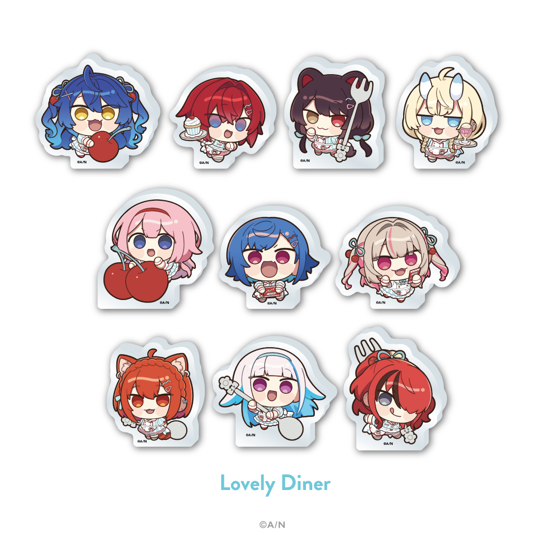 【にじさんじ 8th with cake！】アクリルブロックセット