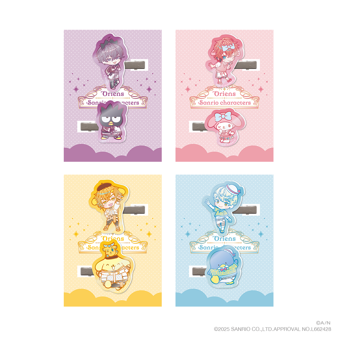 【Oriens×サンリオキャラクターズ】ヘアクリップ
