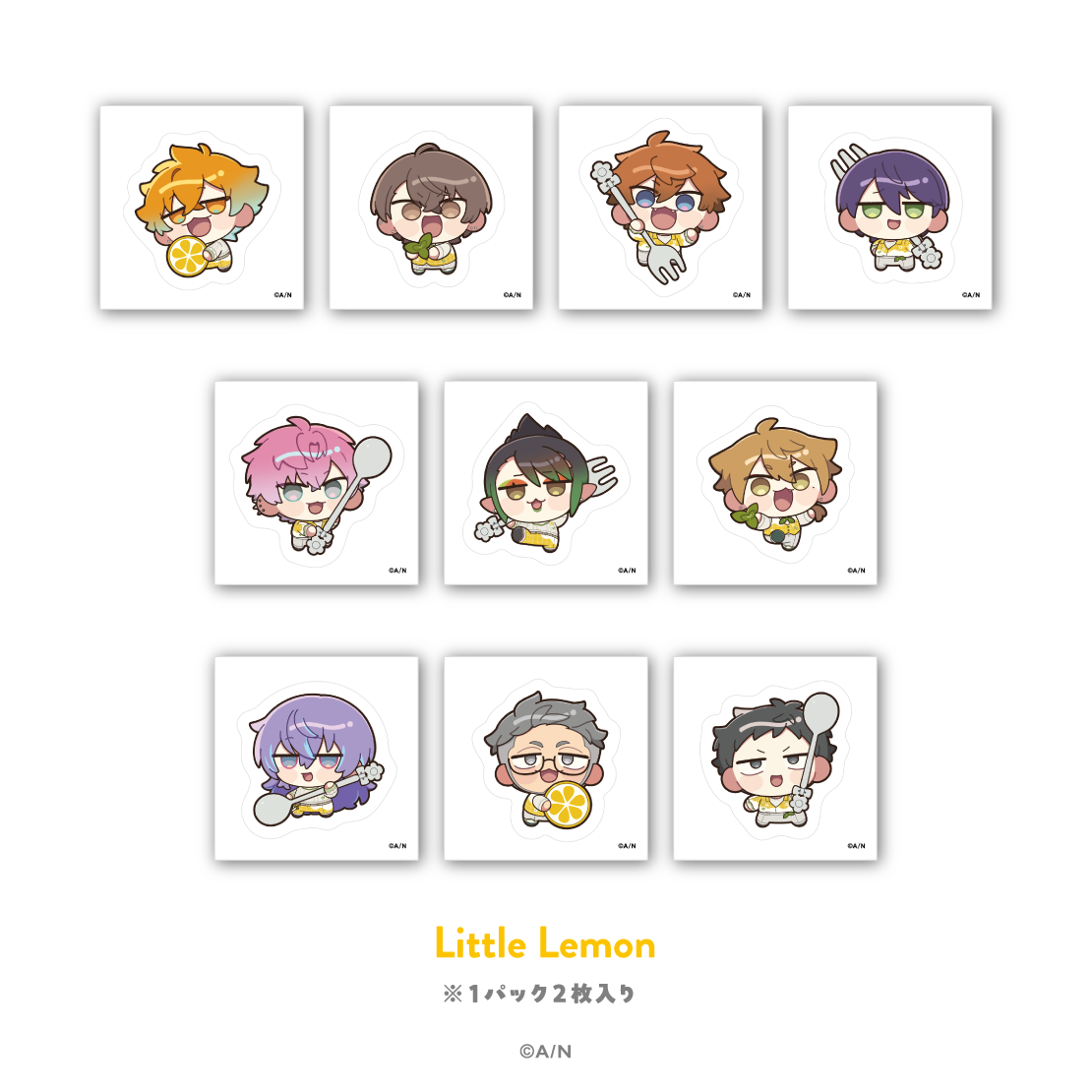 【にじさんじ 8th with cake！】ランダムステッカー Little Lemon
