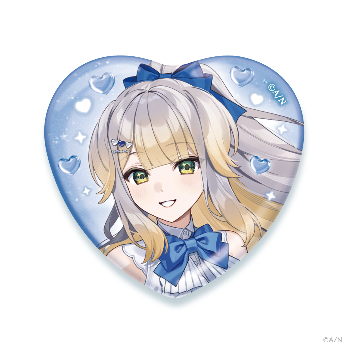 【ディア フロム キューピッド】ハート型缶バッジ