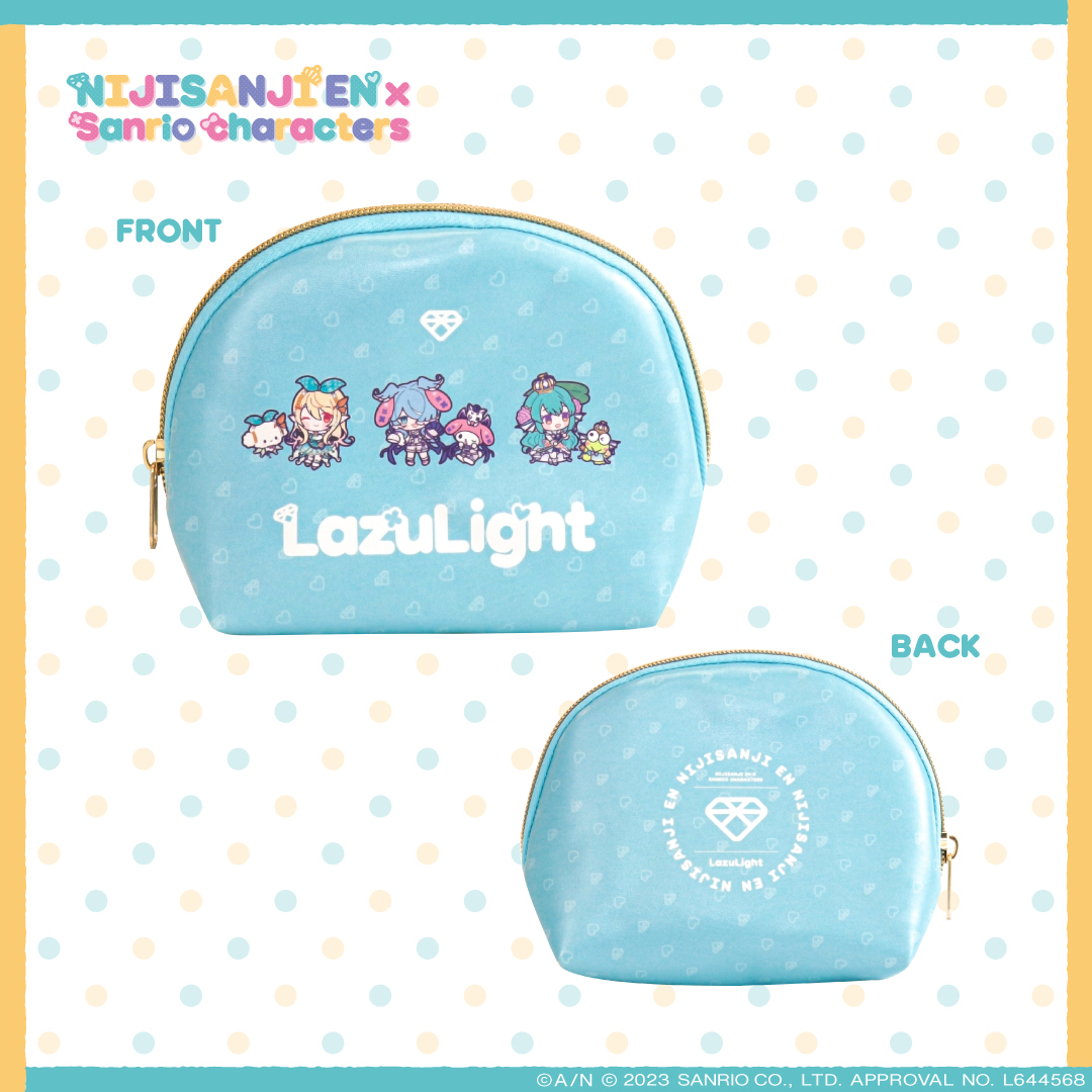 【NIJISANJI EN×Sanrio characters】ポーチ LazuLight