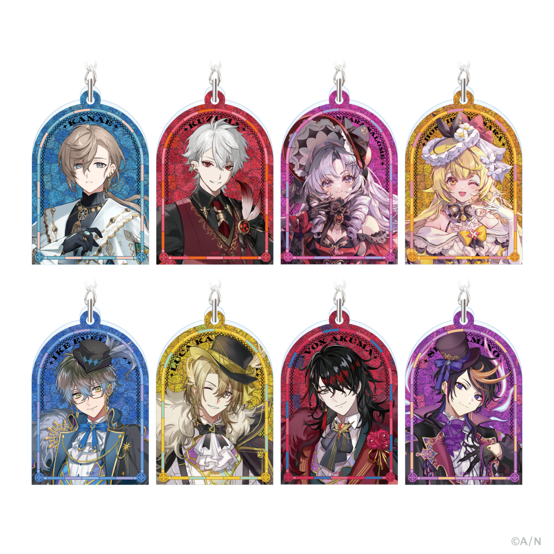 【Bewitching MASQUERADE】グリッターアクリルキーホルダー