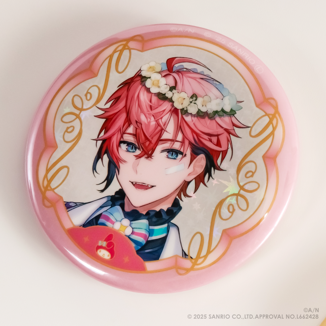 【Oriens×サンリオキャラクターズ】ランダムキラキラ缶バッジ