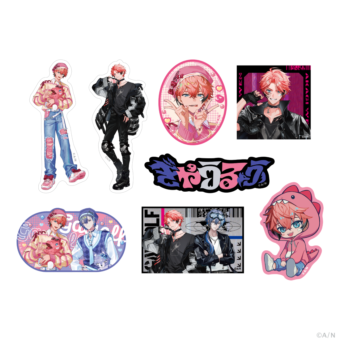 【ぎゃうるふ】ステッカーセット