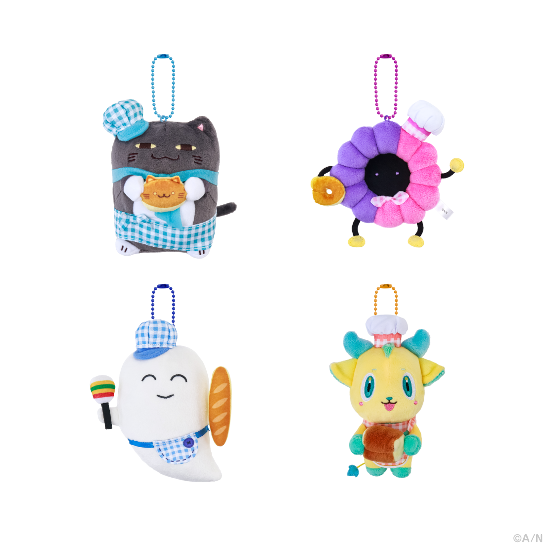 【ゆかいなパンやさん】ぬいぐるみマスコット【にじりとる】