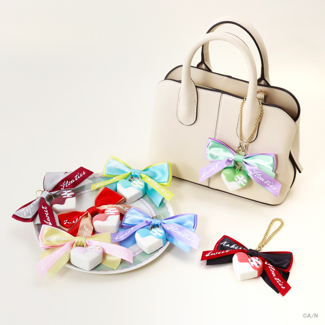 【Sweet Floaties】マシュマロリボンチャーム