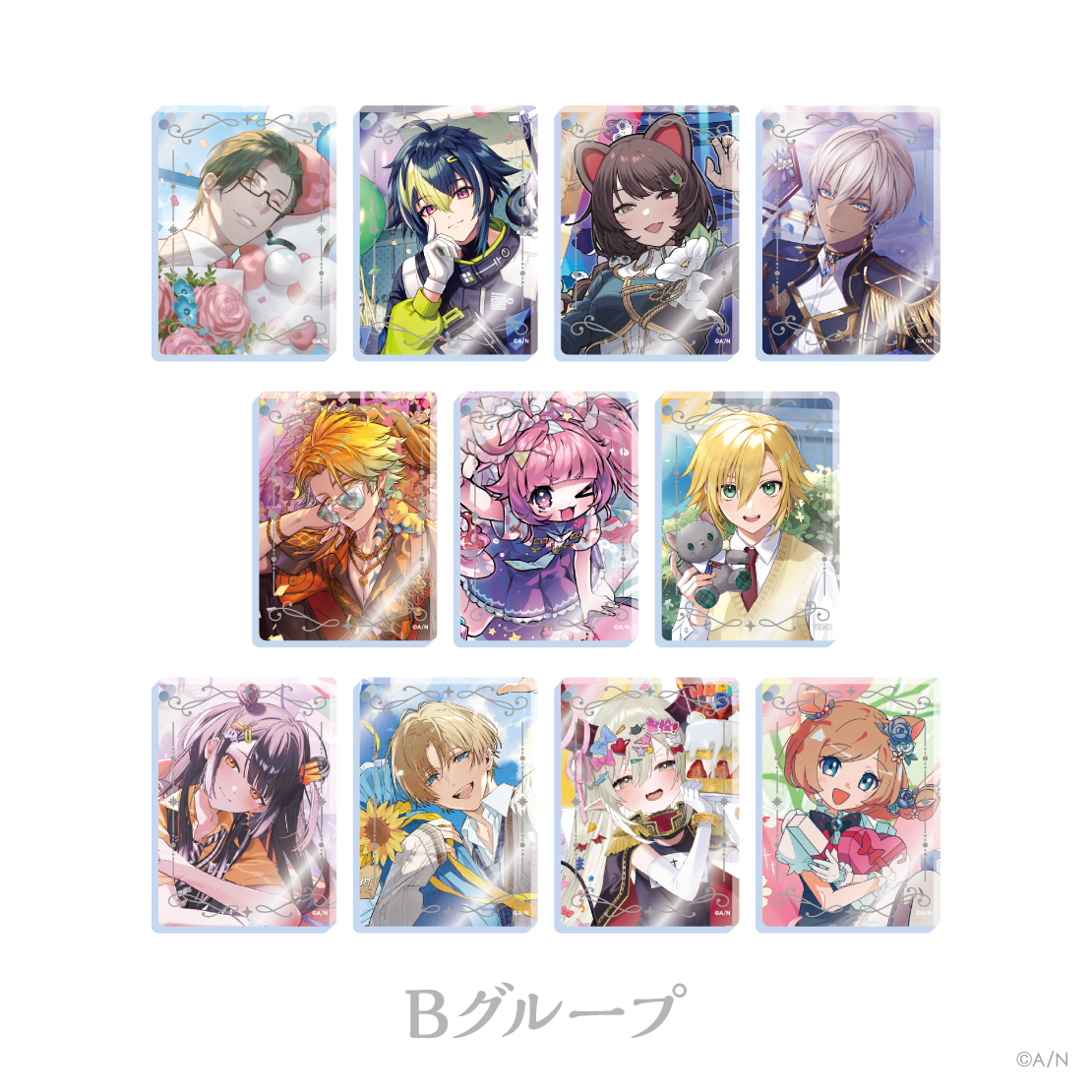 【にじさんじ ノスタルジアコレクション2026】アクリルブロックキーホルダー Bグループ