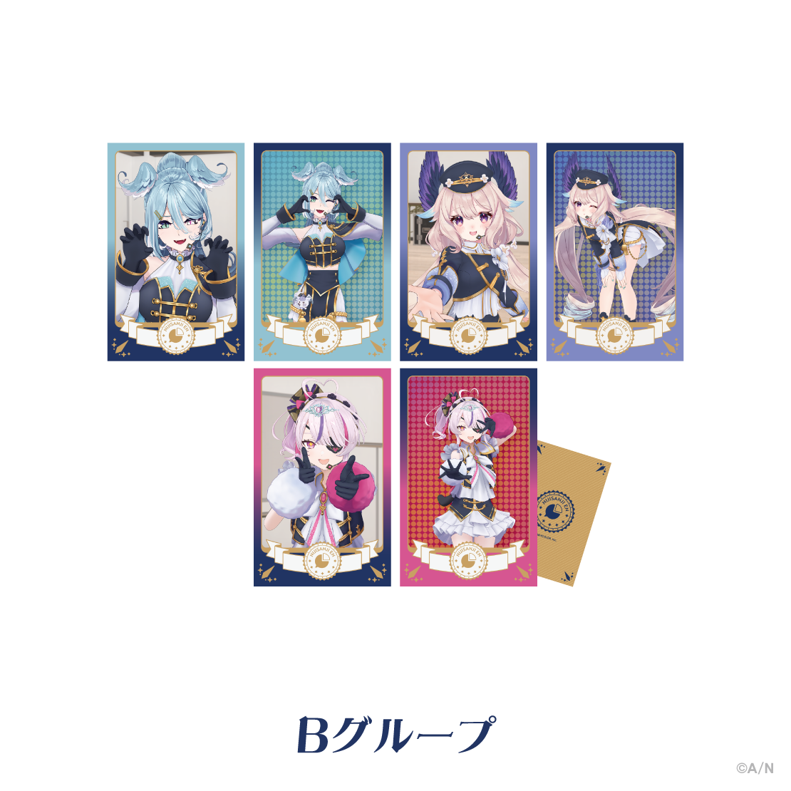 【共通衣装3Dグッズ vol.5】ランダムチェキ風カード Bグループ