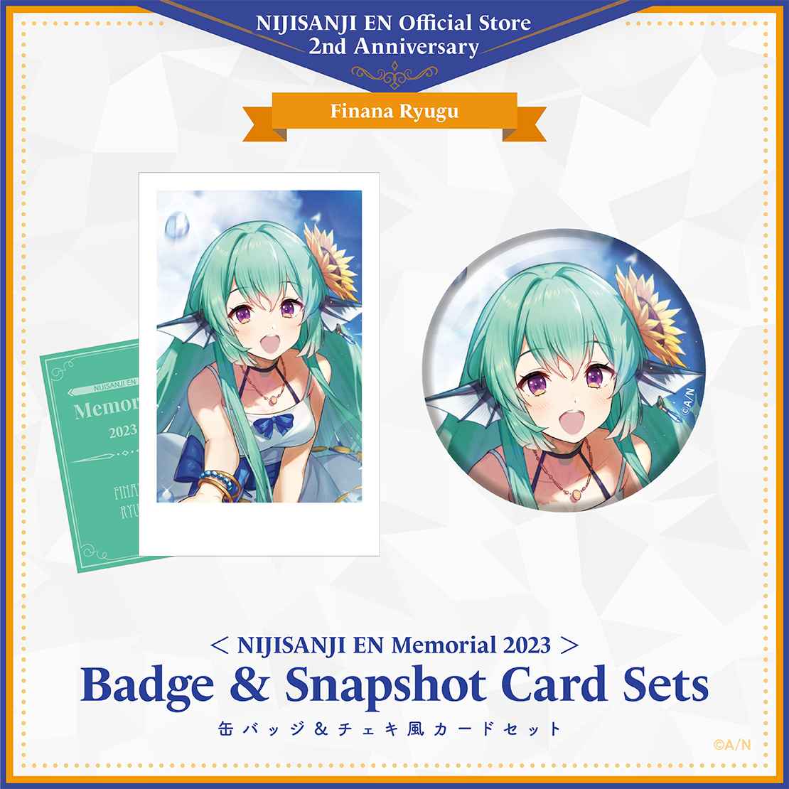 【NIJISANJI EN Memorial 2023】缶バッジ＆チェキ風カードセット