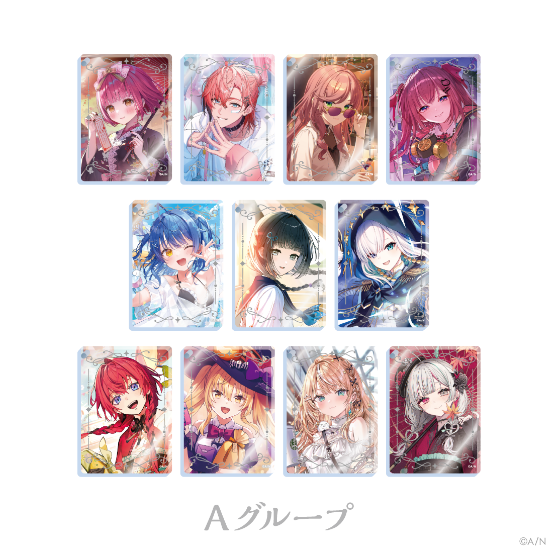 【にじさんじ ノスタルジアコレクション2026】アクリルブロックキーホルダー Aグループ