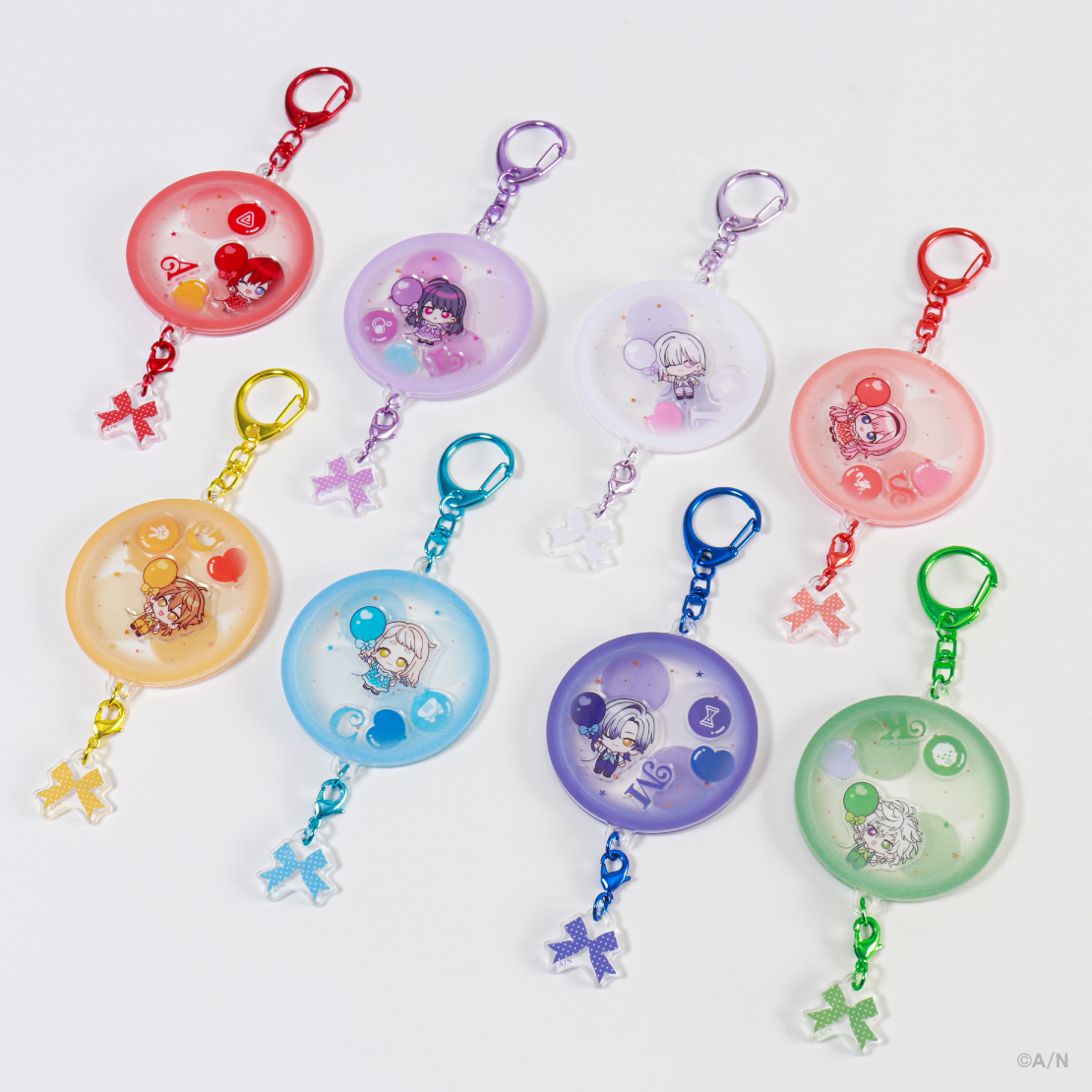 【ふわふわバルーン】シャカシャカアクリルキーホルダー
