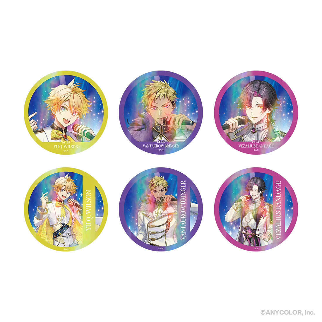 【Krisis 2nd Anniversary】ホログラム缶バッジ