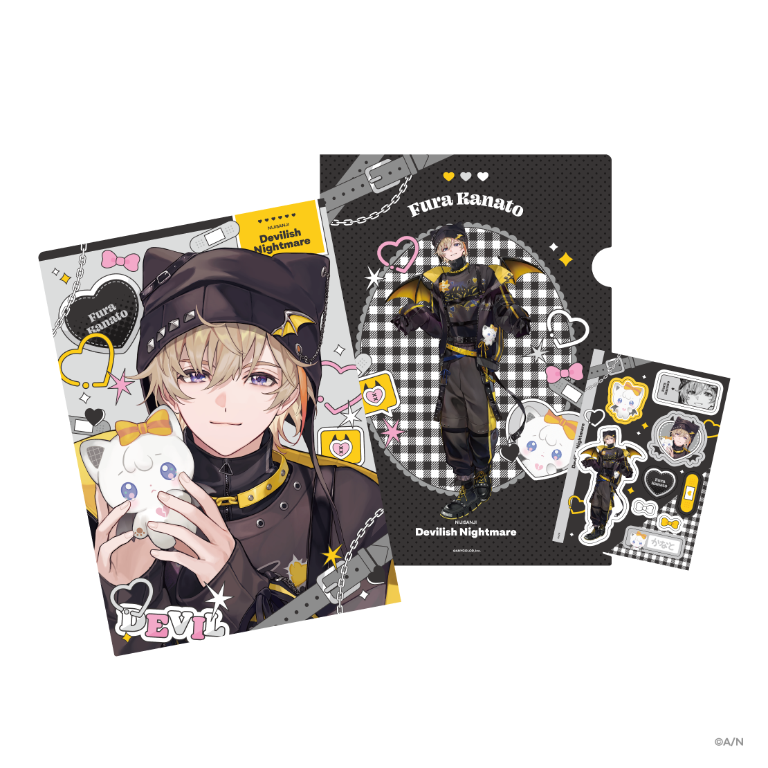 【Devilish Nightmare】クリアファイル＆ステッカーシート