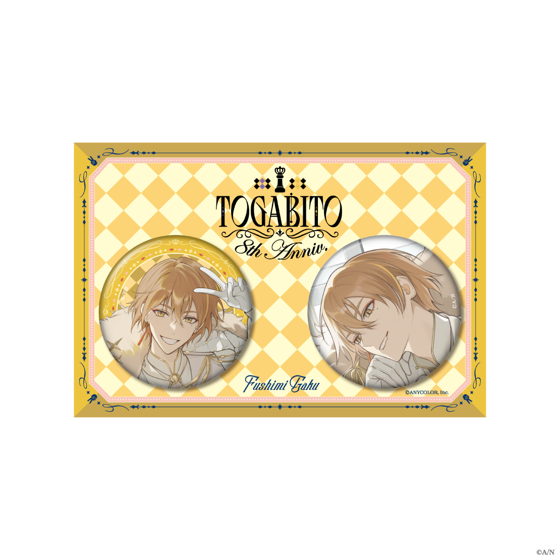 【TOGABITO 8th Anniv.】缶バッジセット