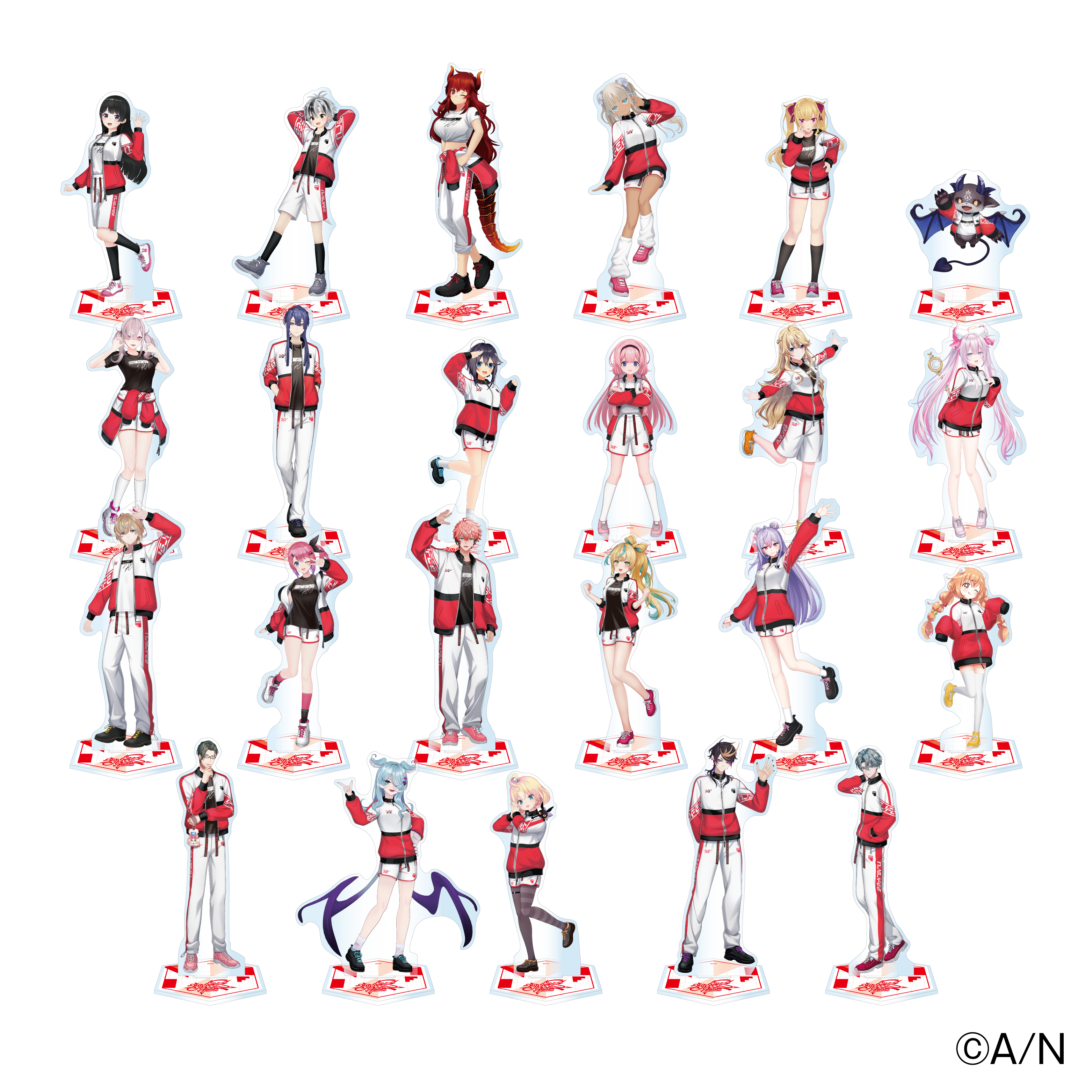 【にじフェス2026】クラスジャージアクリルスタンド レッド