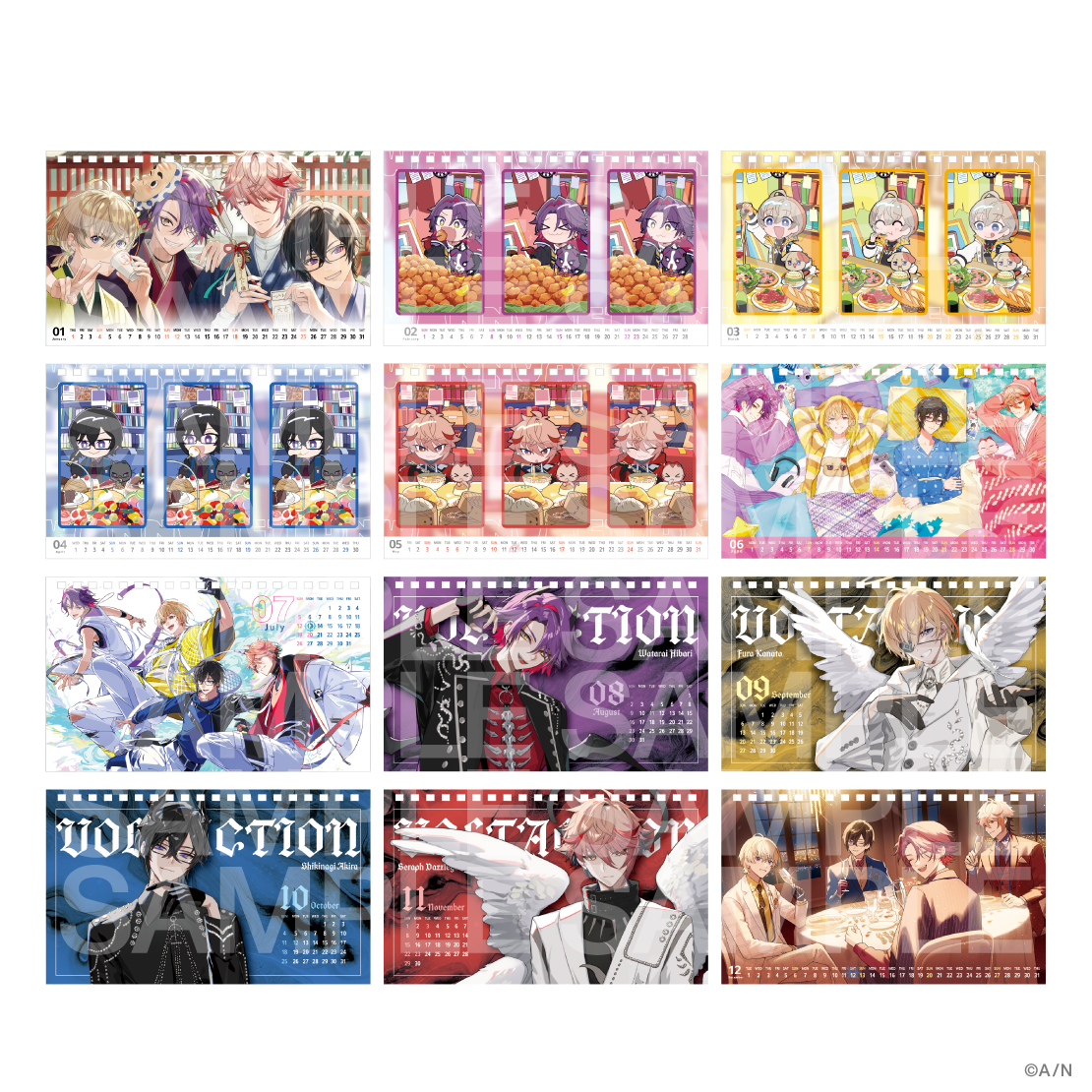 【Unit Selection Calendar 2026】卓上カレンダー VOLTACTION