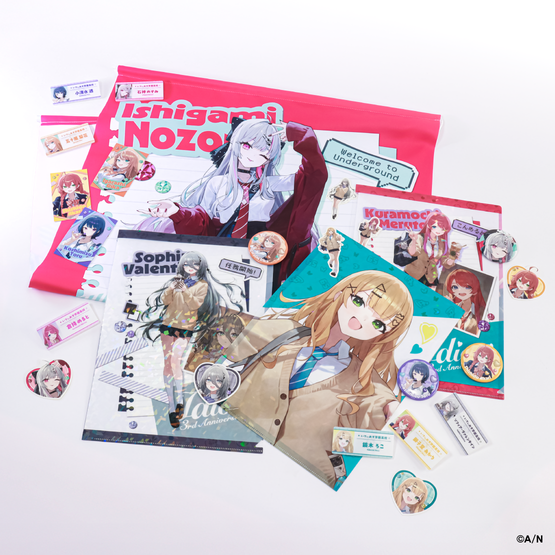 【Idios 3rd Anniversary】缶バッジセット