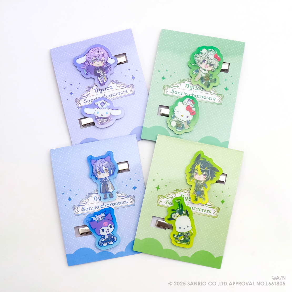 【Dytica×サンリオキャラクターズ】ヘアクリップ