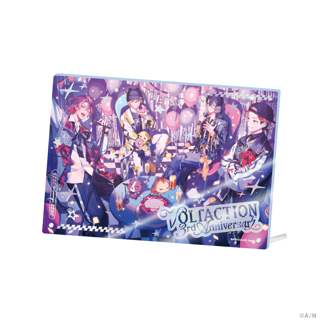 【VOLTACTION 3rd Anniversary】箔押しアクリルパネル