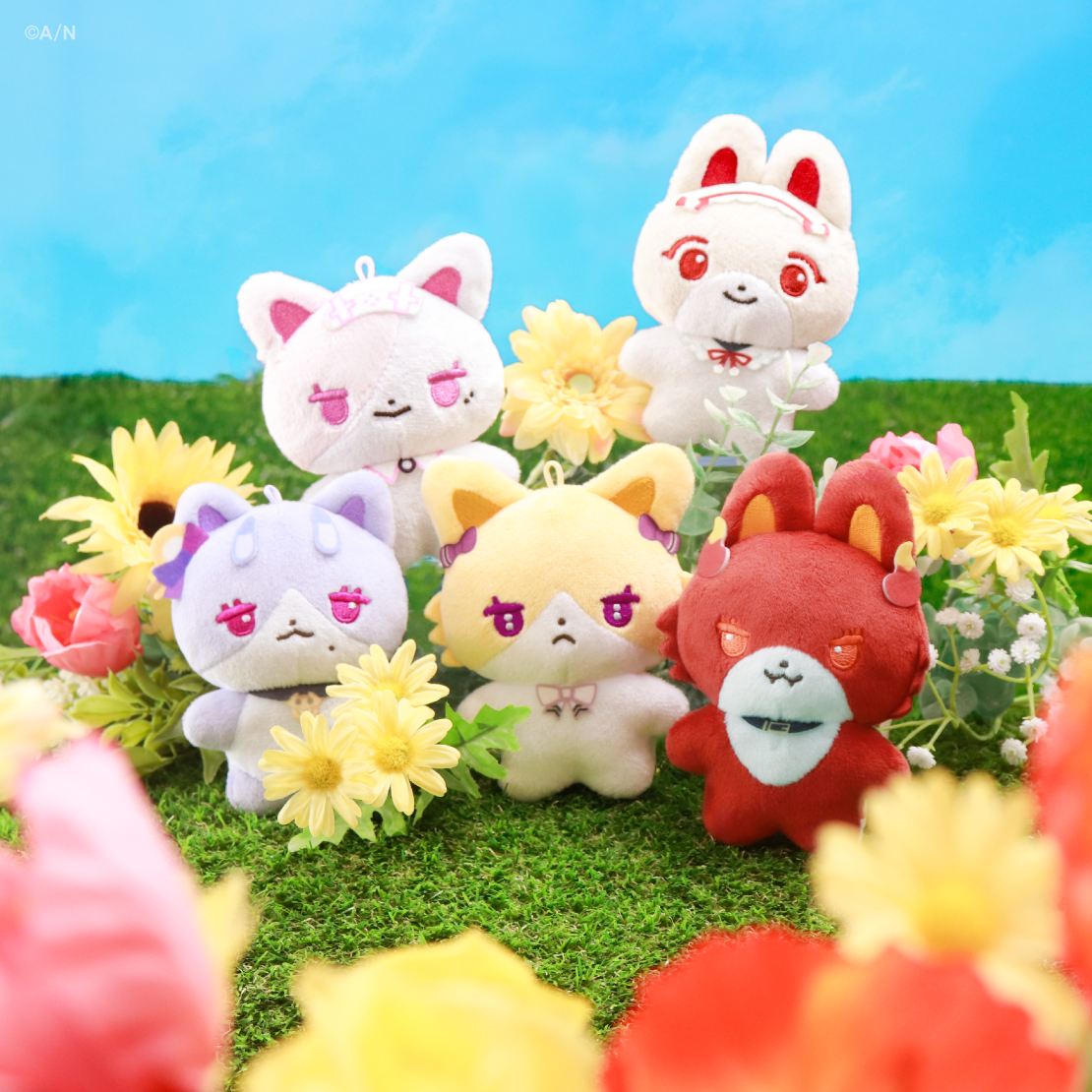 【にじたうん 9ちょうめ】ぬいぐるみマスコット