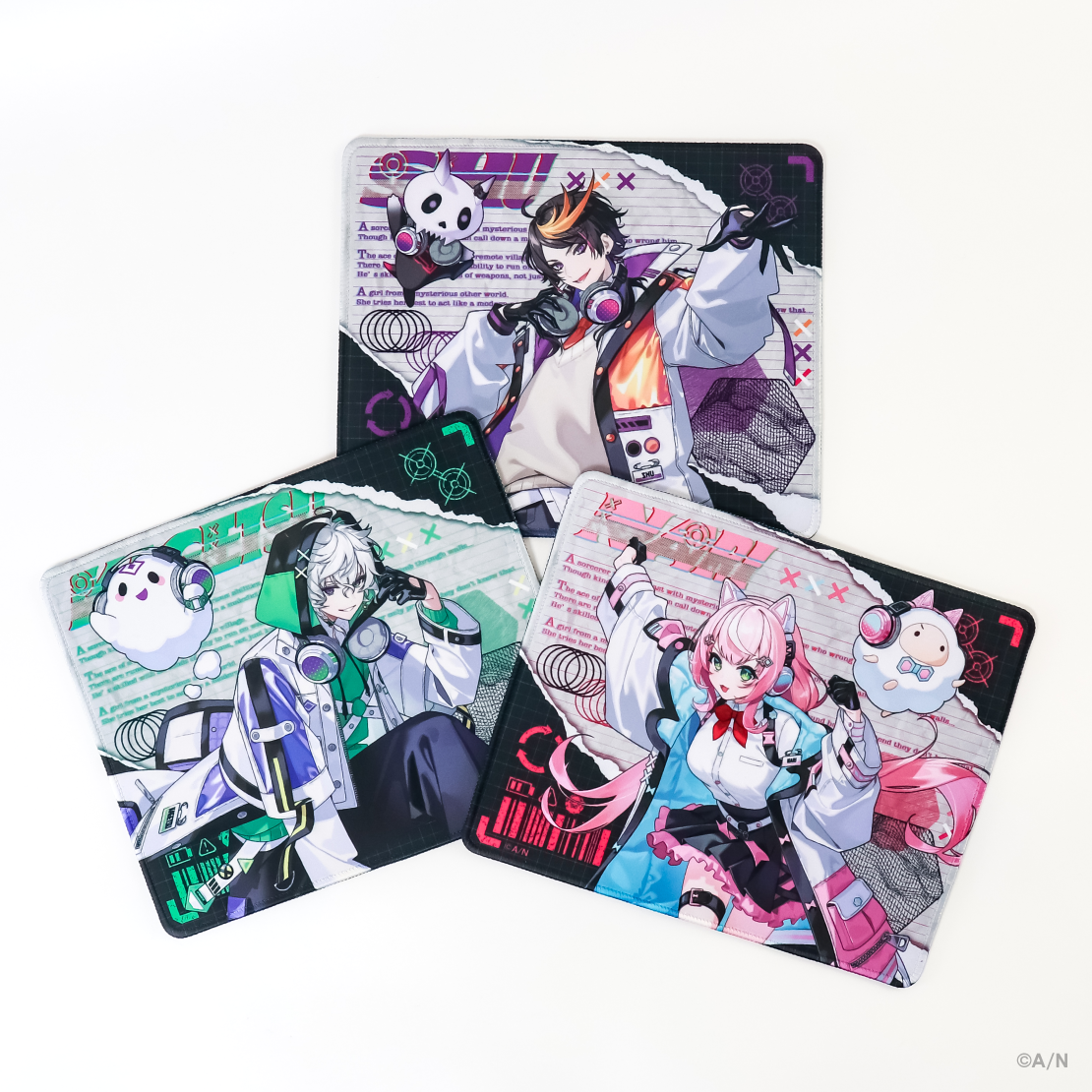 【NIJISANJI Buddy Mode Type：Shu, Kagetsu & Nari】マウスパッド