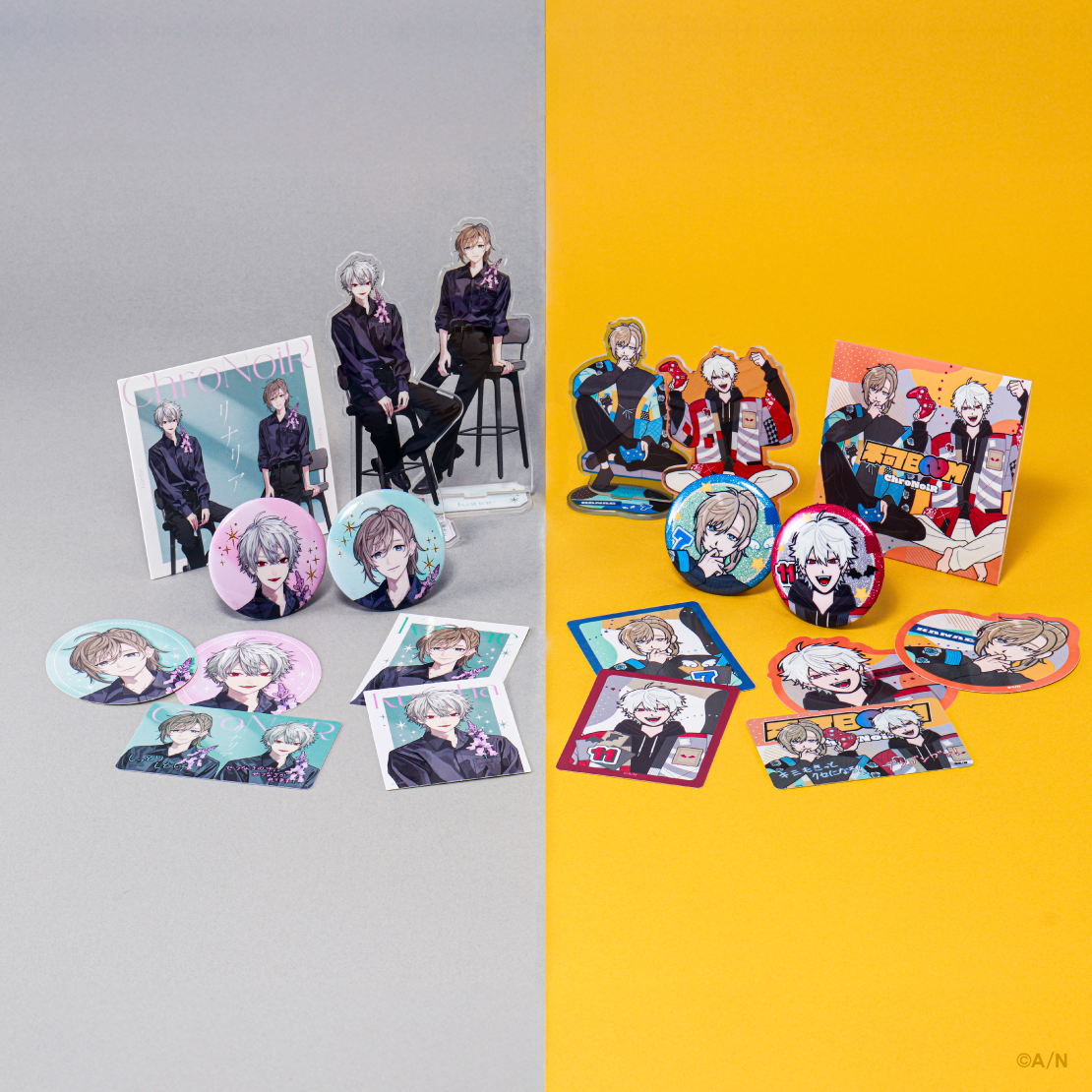 【リナリア＆不可Boom】アクリルスタンド&缶バッジセット