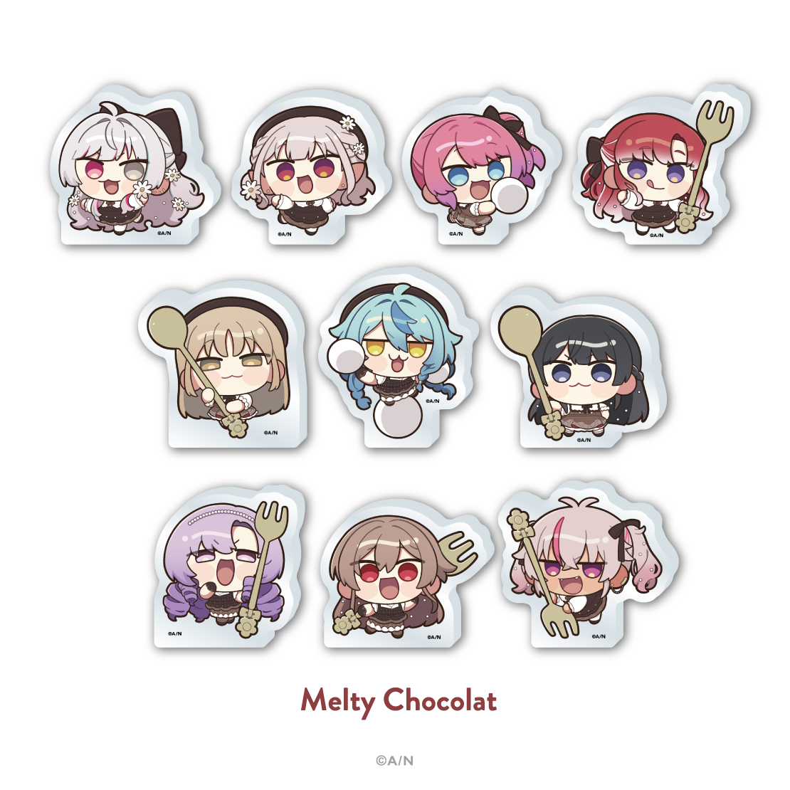 【にじさんじ 8th with cake！】アクリルブロックセット