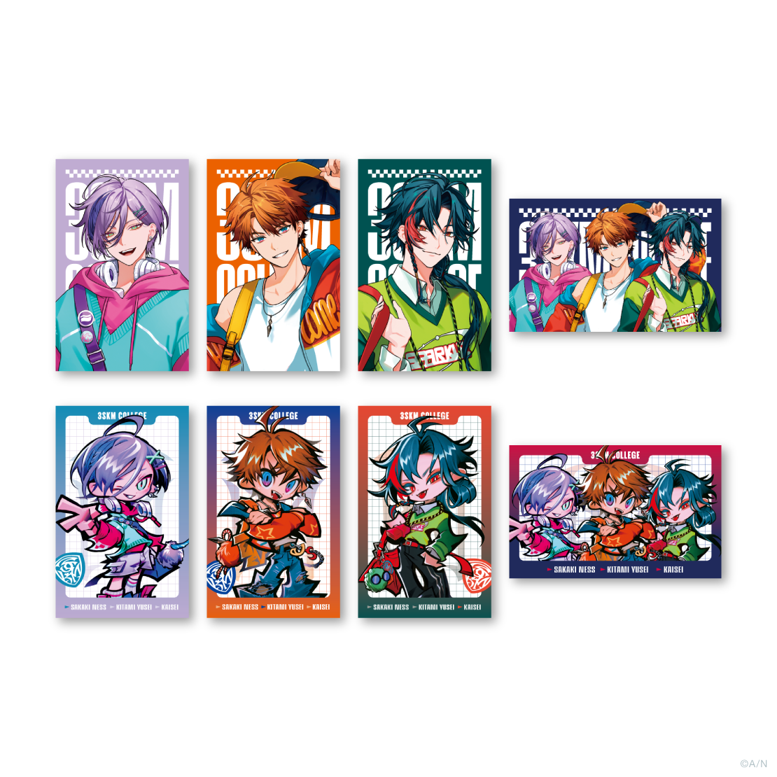 【3SKM College】ランダムコレクションカード