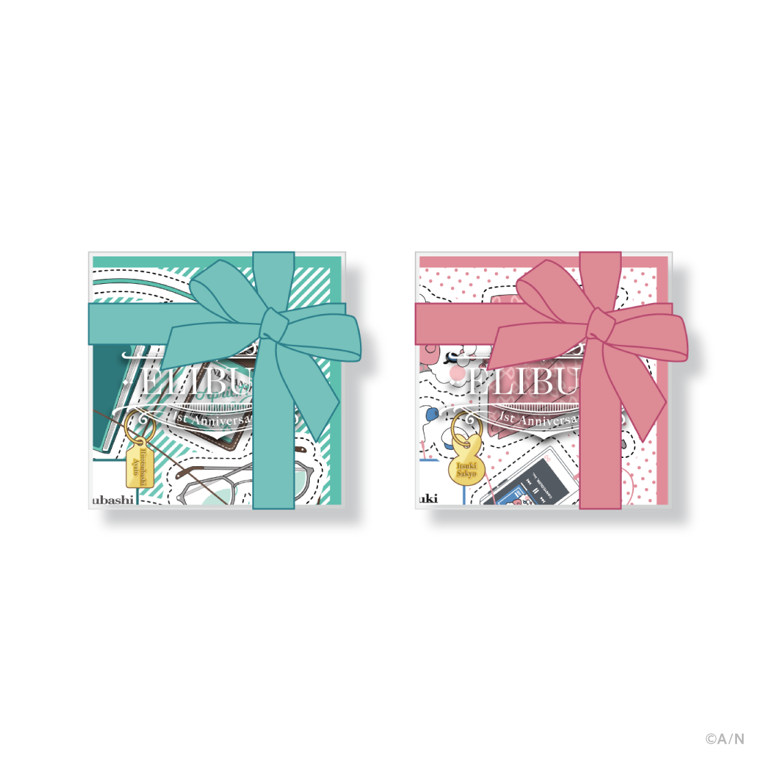 【ELIBURI 1st Anniversary】ミニスカーフ＆チャームセット