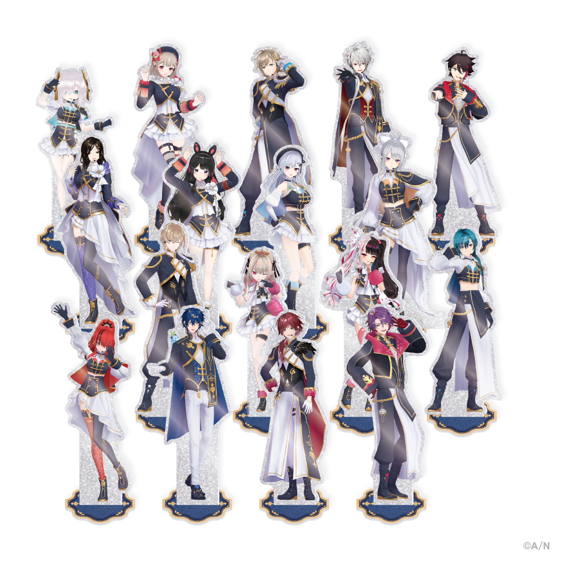 【共通衣装3Dグッズ vol.3】ラメアクリルスタンド