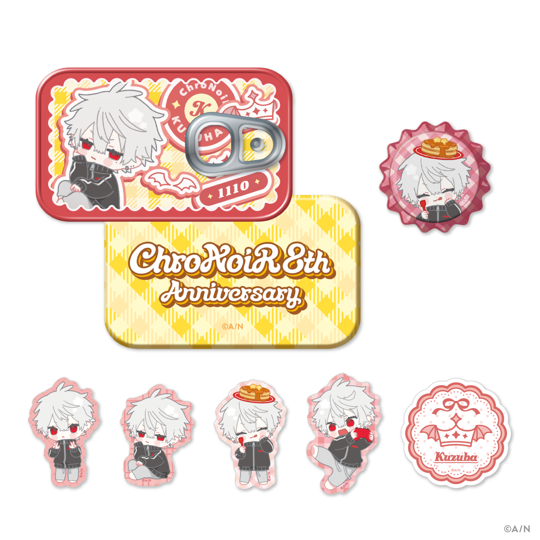 【ChroNoiR 8th】ミニブリキ缶セット