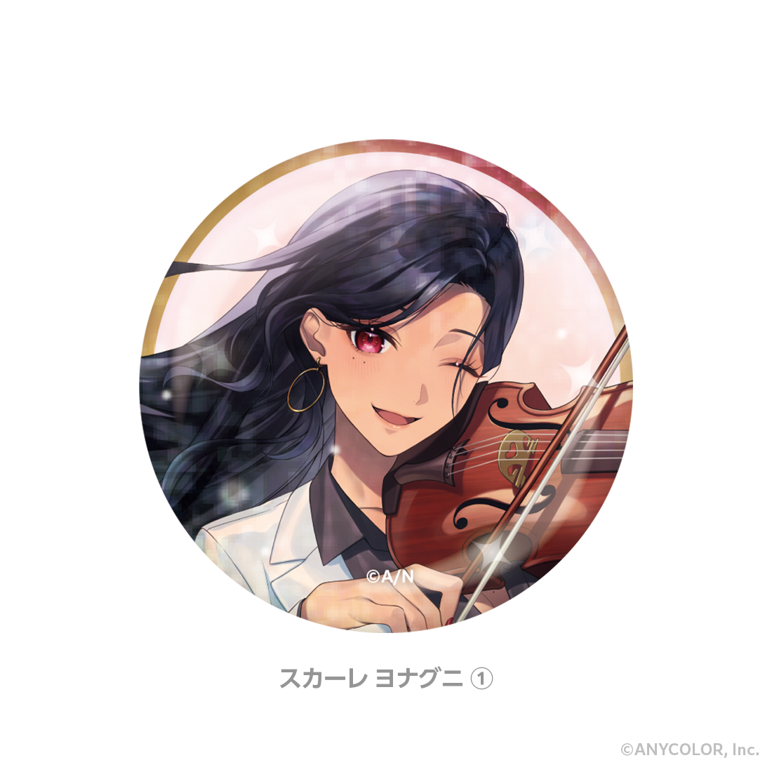 【ILUNA 3rd Anniversary】ホログラム缶バッジ