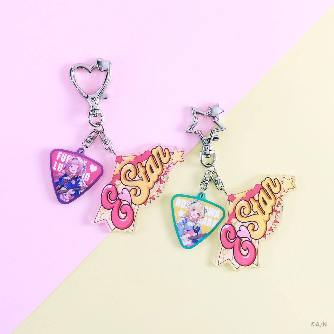 【We're E♡Star!!】2連アクリルキーホルダー