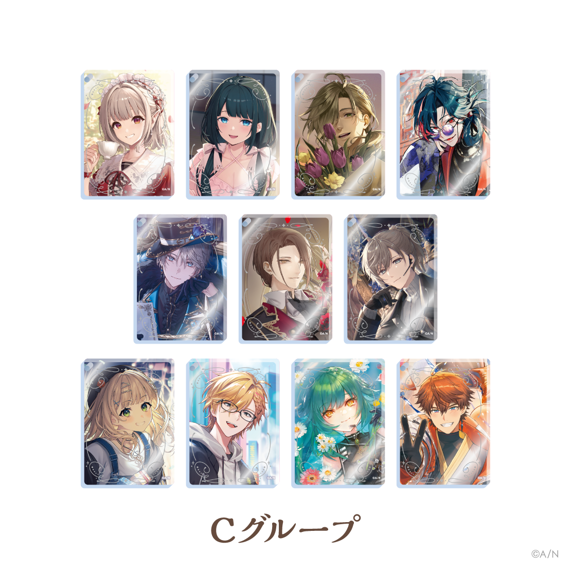 【にじさんじ ノスタルジアコレクション2025】アクリルブロックキーホルダー Cグループ