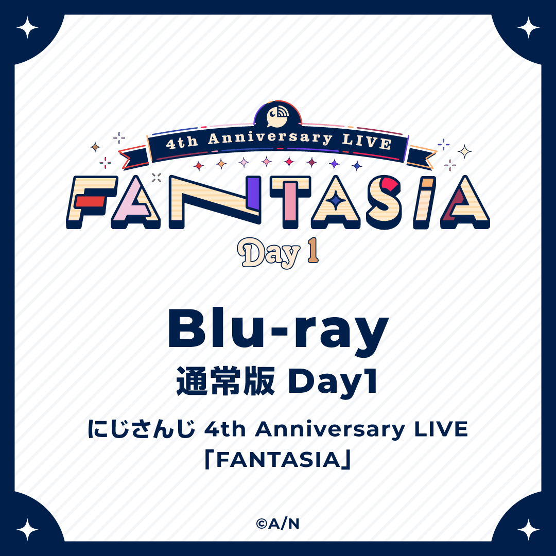 にじさんじ 4th Anniversary LIVE「FANTASIA」Day1 [Blu-ray]
