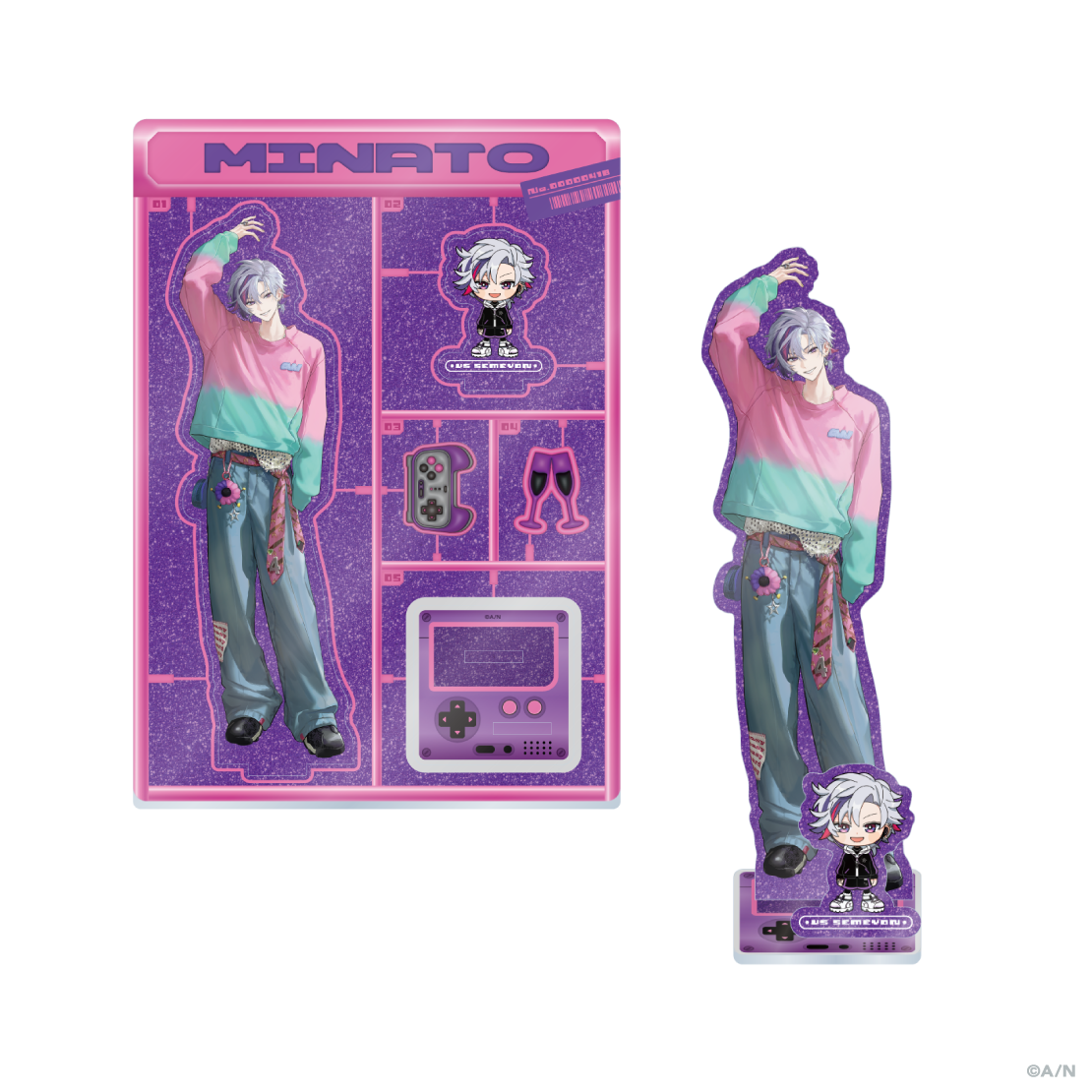 【VSせめよん】グリッターアクリルスタンド