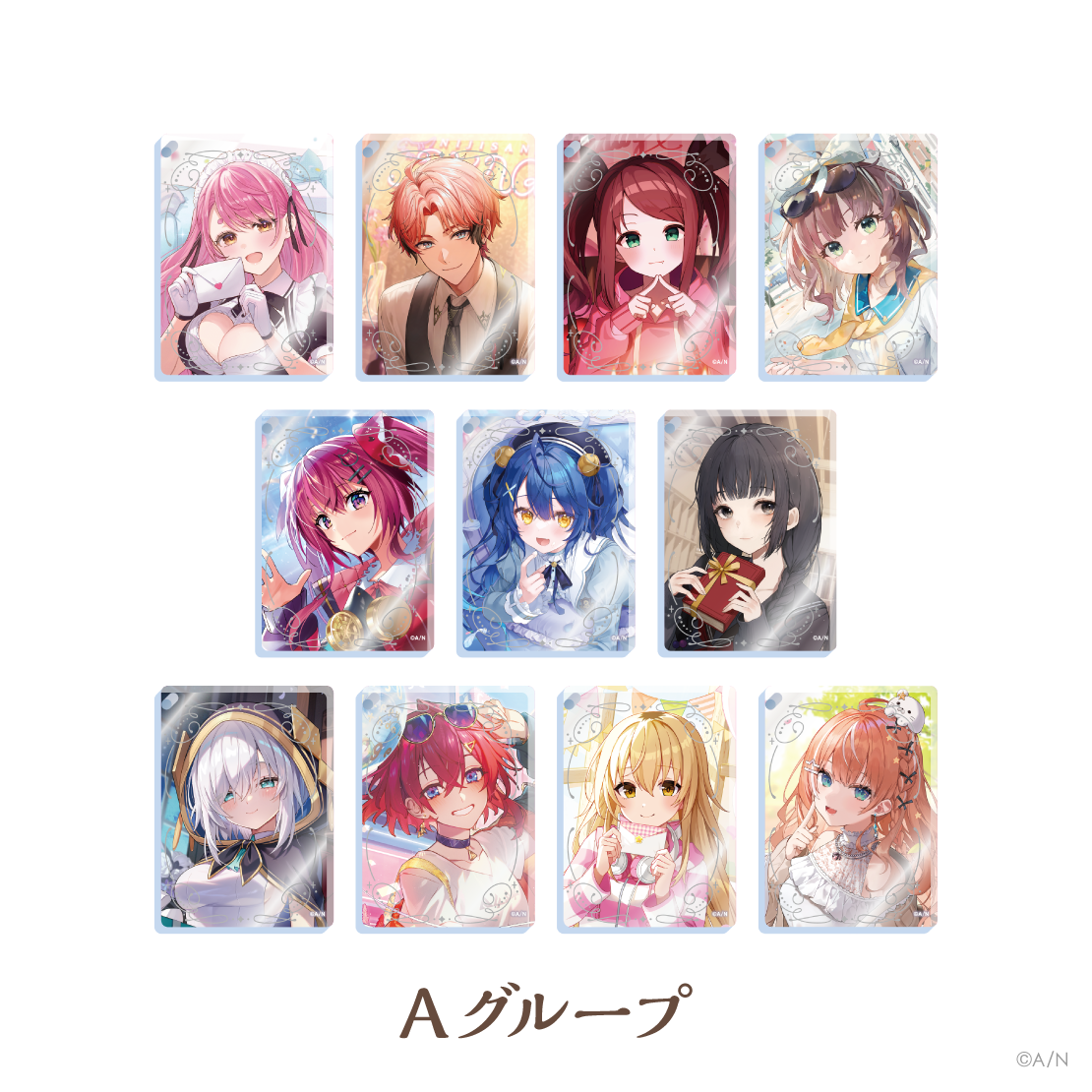 【にじさんじ ノスタルジアコレクション2025】アクリルブロックキーホルダー Aグループ