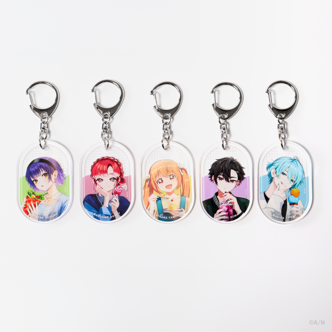 【にじネイル Sugar】ランダムアクリルキーホルダー