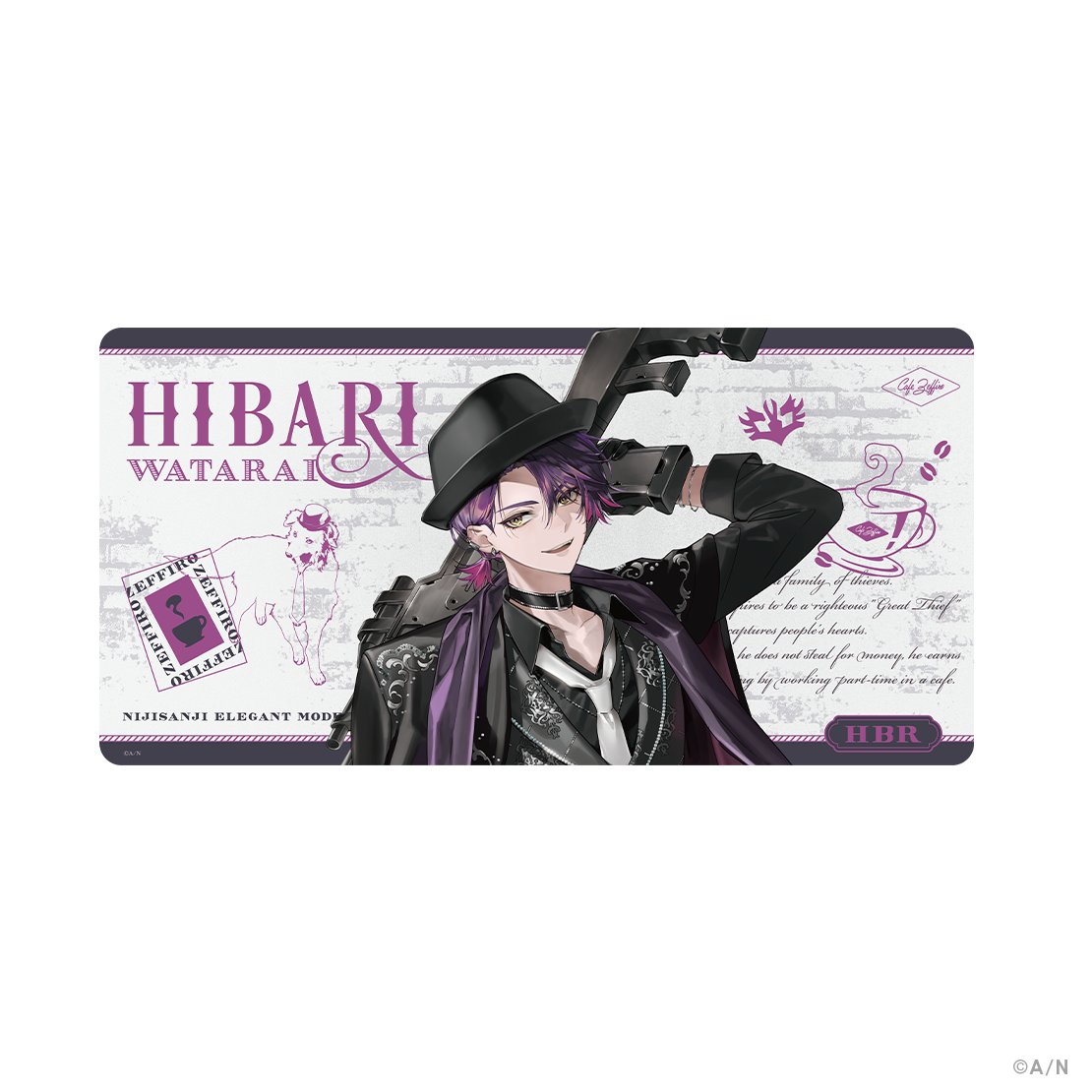【NIJISANJI Elegant Mode Type：Kanato&Hibari】大判ラバーマット