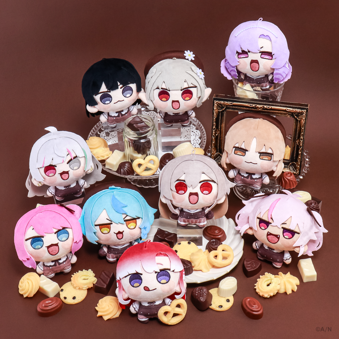 【にじさんじ 8th with cake！】にじまるっと ぬいぐるみマスコット Melty Chocolat