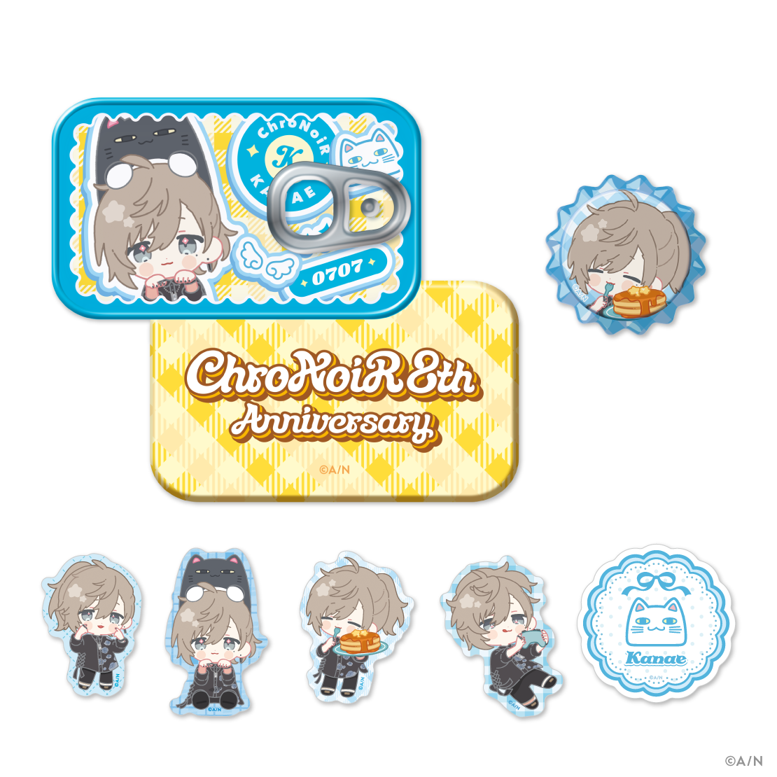 【ChroNoiR 8th】ミニブリキ缶セット