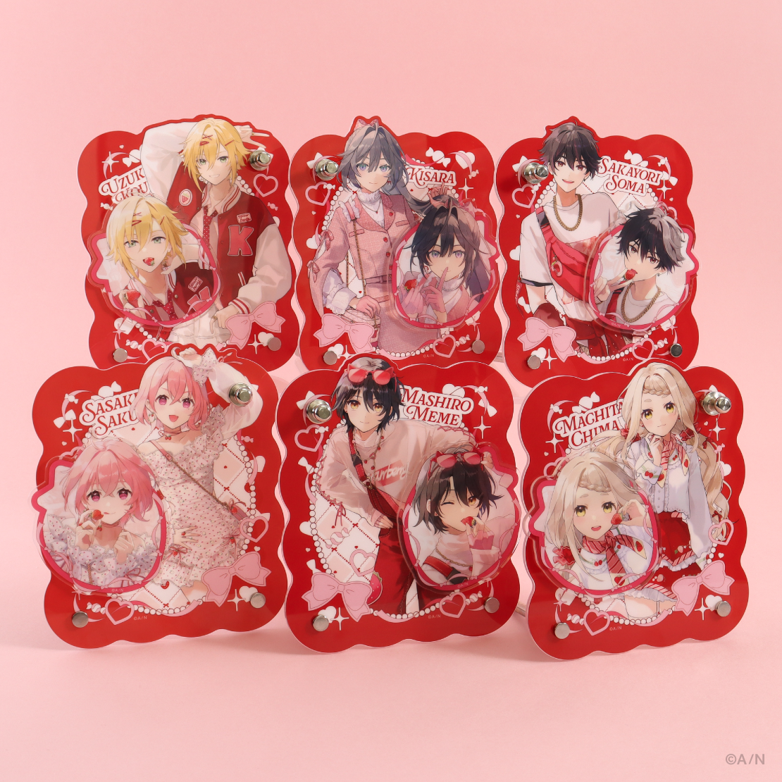 【いちごまにあ】マグネットアクリルパネル