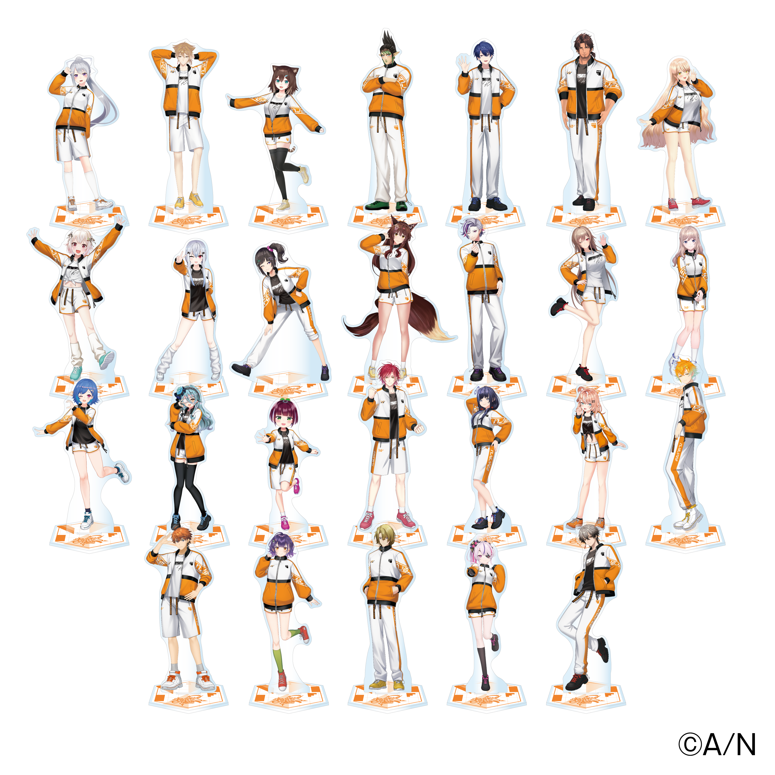 【にじフェス2026】クラスジャージアクリルスタンド オレンジ