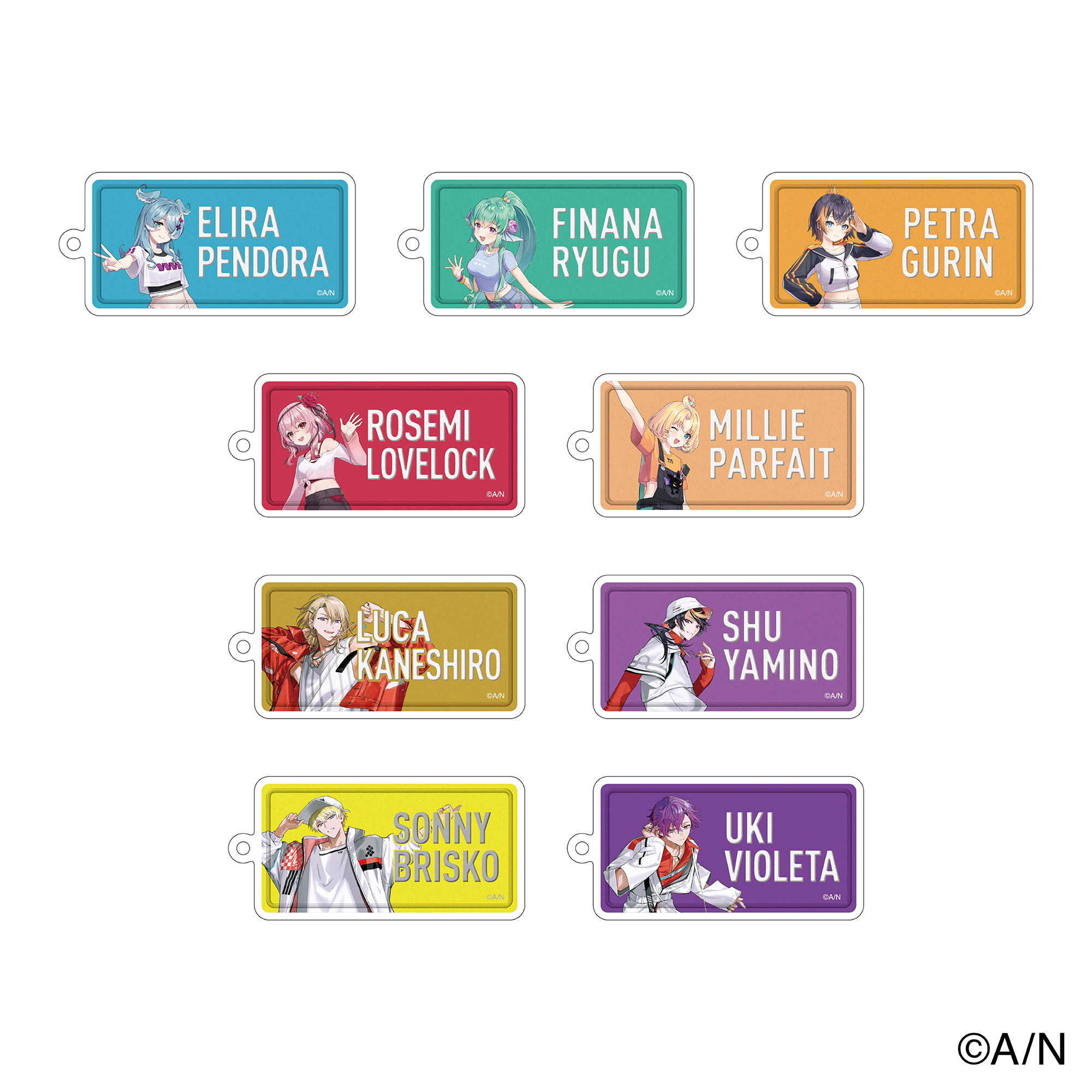 【NIJISANJI EN SUMMER JAM】アクリルキーホルダー|にじさんじオフィシャルストア