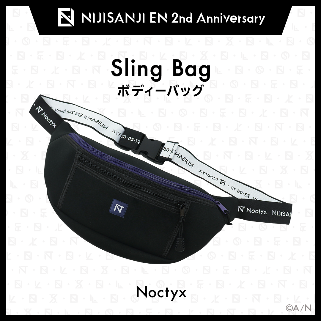 【NIJISANJI EN 2nd Anniversary】ボディーバッグ Noctyx