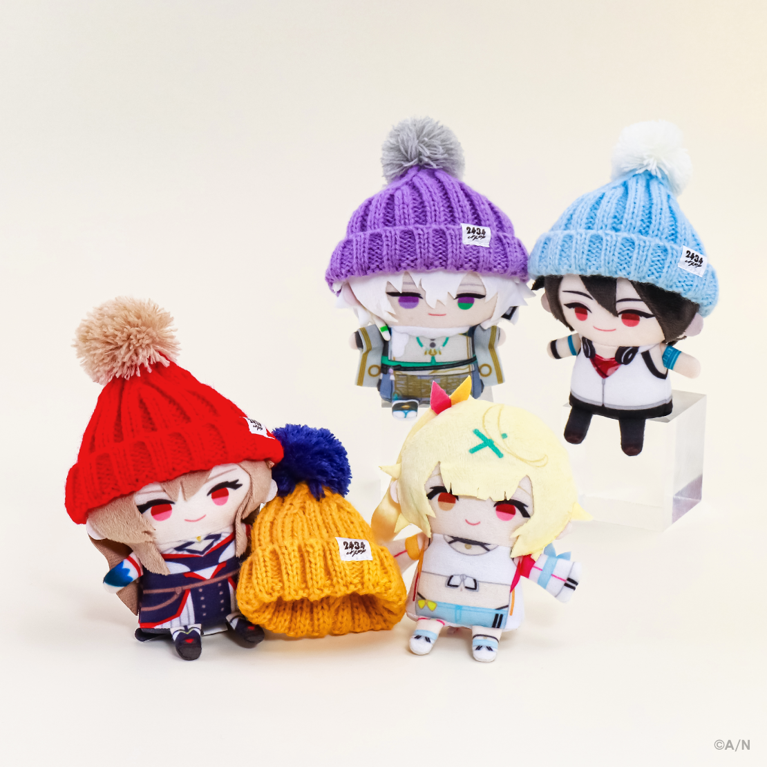 【Sweet Floaties】にじぱぺポンポンニット帽【にじぱぺカスタム】